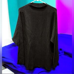 Banana republic Black Ribbed sweater Top XL